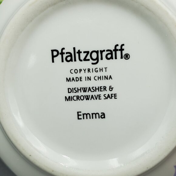 Pfaltzgraff Emma Dessert Bowls Colorful Floral Fruit Sauce Dip Bowls - Picture 8 of 8